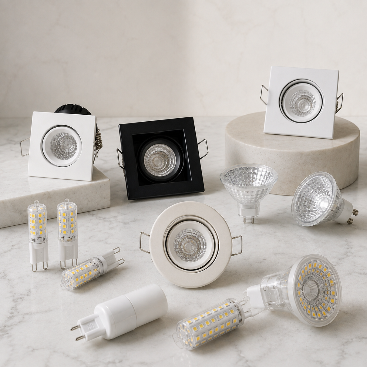 Linha de spots e embutidos Save Energy